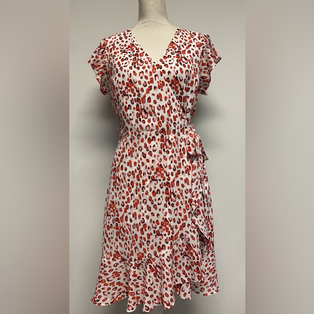 Banana Republic Wrap Flutter Sleeve Dress Size 6